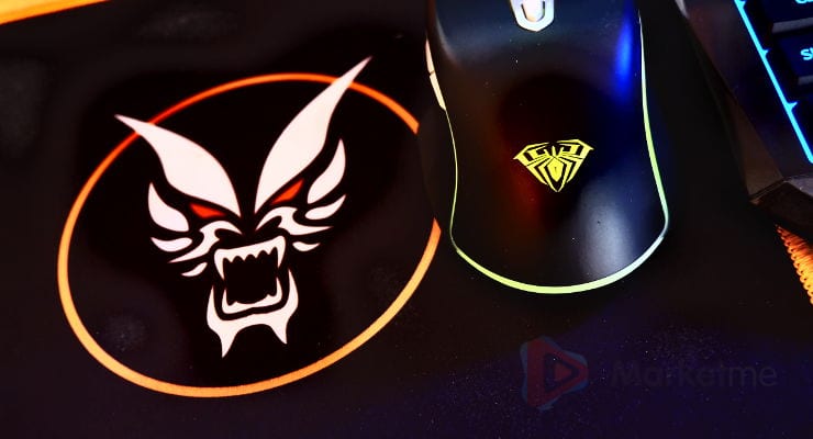 fierce logo mouse and mat