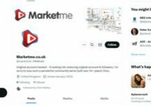 Marketme on X account new