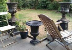 garden patio chair pot